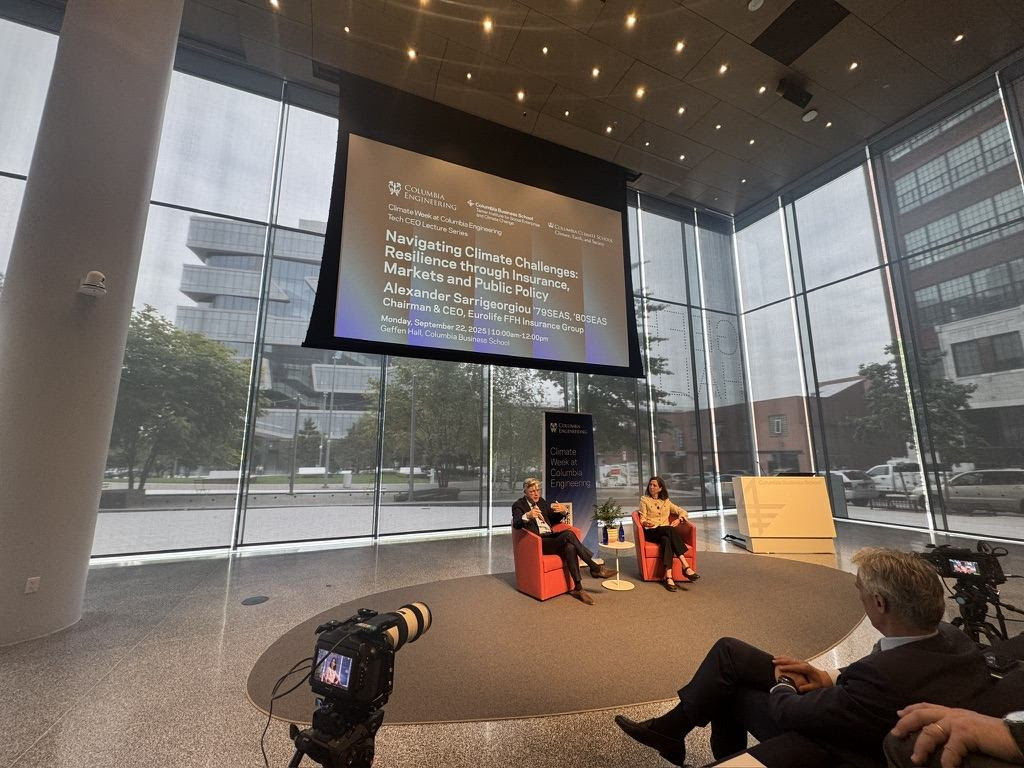 Eurolife FFH: Ο Αλέξανδρος Σαρρηγεωργίου στο Columbia