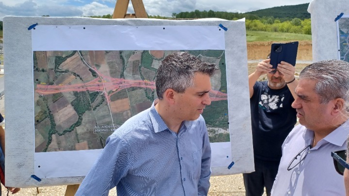 Χρήστος Δήμας: Το καλοκαίρι του 2026 θα παραδοθεί το τμήμα του βόρειου άξονα Ε65