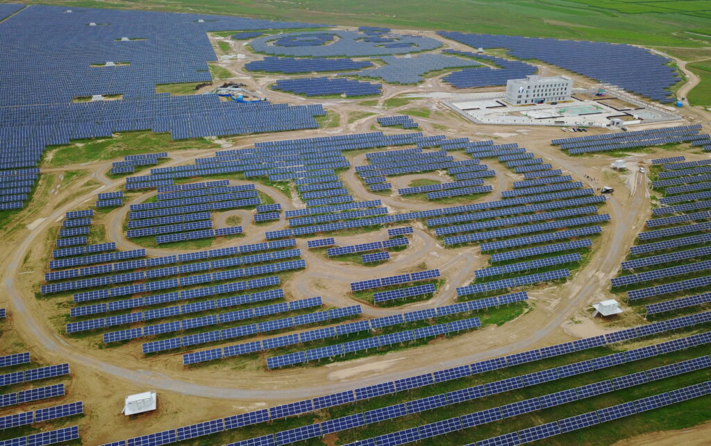 - An aerial view of the Datong Panda Power Plant where solar panels are placed to form the pattern of a panda in Datong, Shanxi Province of China, 25 July 2017 (reissued 26 January 2026). The United Nations Assembly proclaimed 26 January as the International Day of Clean Energy, a global initiative that aims to drive equitable and sustainable energy transitions to limit climate change.