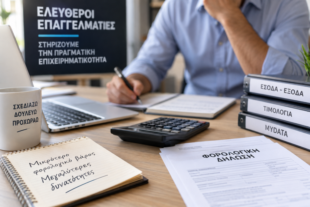 Ελεύθεροι επαγγελματίες: Ποιοι κερδίζουν από τη μείωση των τεκμηρίων – Οι 4 προϋποθέσεις