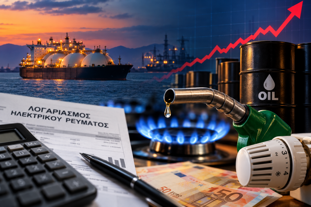 Ενέργεια: Στα ύψη ρεύμα, φυσικό αέριο και πετρέλαιο – Φόβοι για νέες αυξήσεις τον Νοέμβριο