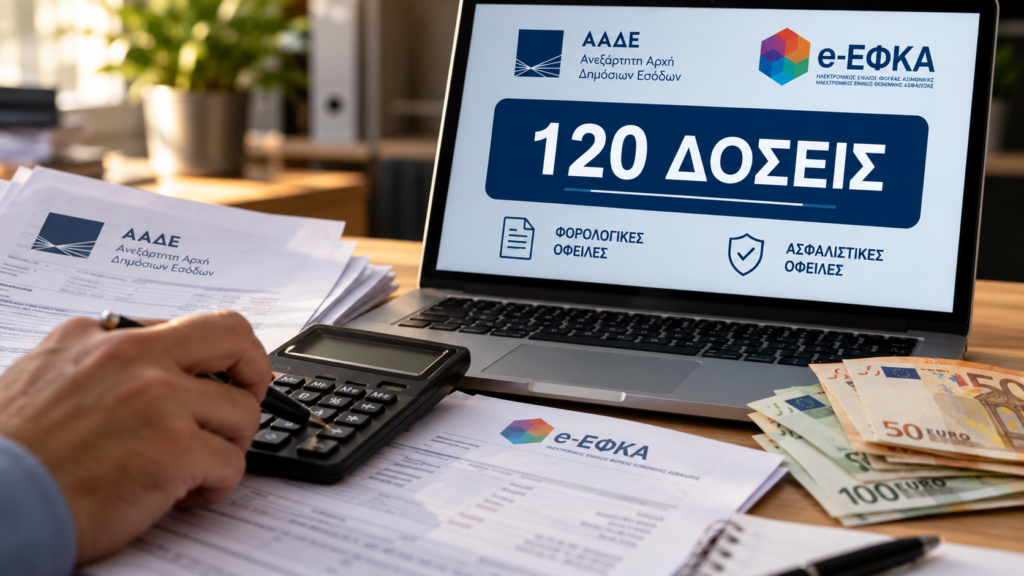 Ρύθμιση οφειλών σε 120 δόσεις: Ποιοι δικαιούνται να ενταχθούν και πότε ανοίγουν οι αιτήσεις